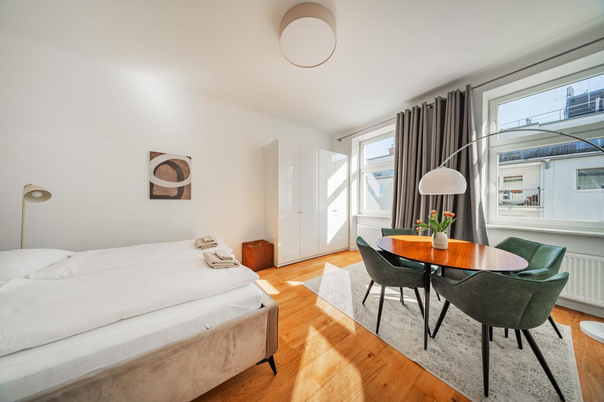 Sonnige Altbauwohnung Nahe Wien Hauptbahnhof Extérieur photo