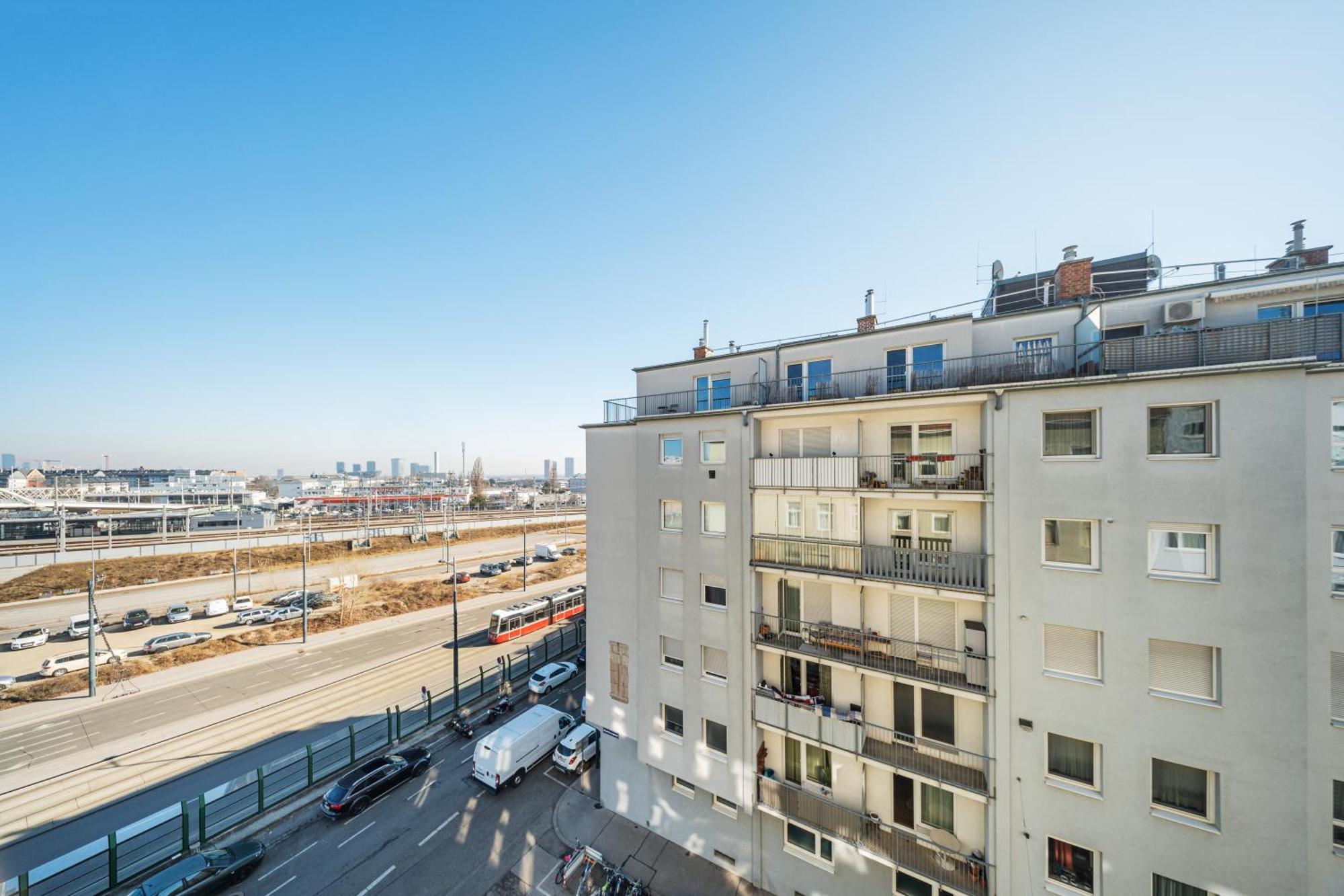 Sonnige Altbauwohnung Nahe Wien Hauptbahnhof Extérieur photo